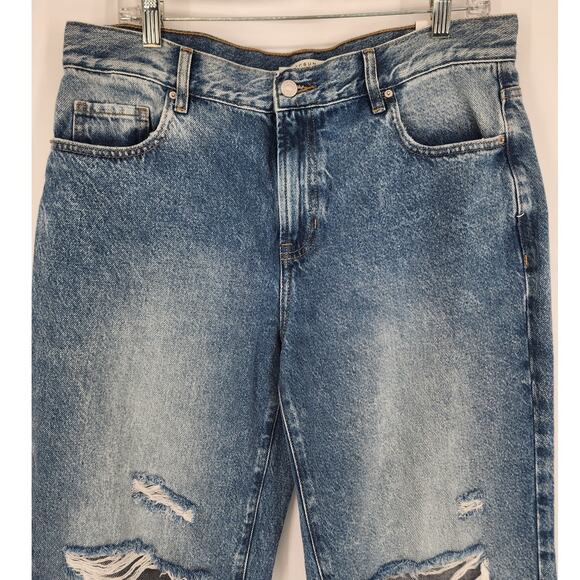 PacSun Boyfriend Distressed High-Rise Jeans Light Wash Women’s Size 30 NWT - Picture 3 of 12